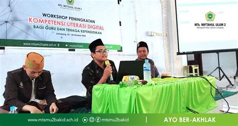 Hari Kedua Workshop Peningkatan Kompetensi Literasi Digital Bagi Guru