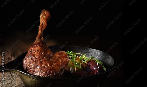 Roast Duck Leg 2 Stock Photo | Adobe Stock