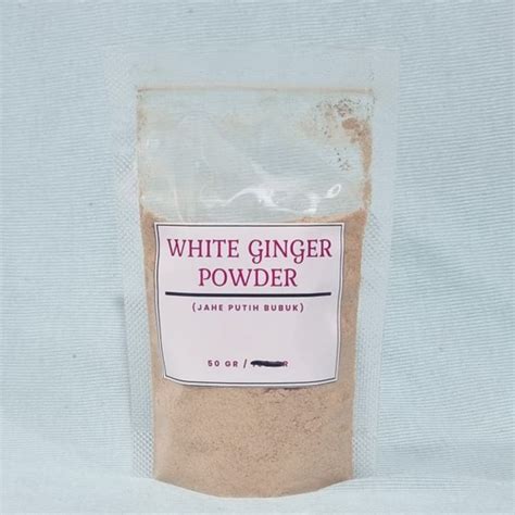 Jual Jahe Putih Bubuk White Ginger Powder Gr Shopee Indonesia