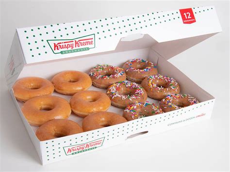 Box Of Krispy Kreme Doughnuts