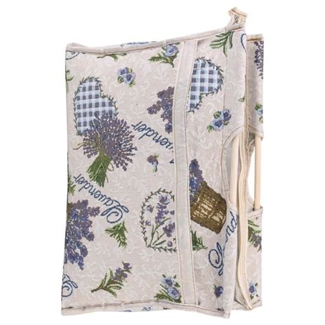 Sac Tricoter Sac De Rangement En Tissu Avec Manche En Bois Exquis