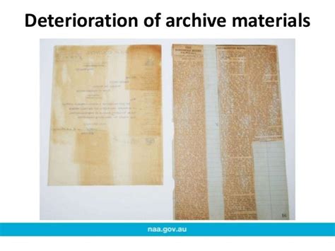 Preservation Of Archive Materials By Prue Mckay