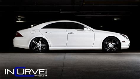 Incurve Wheels Ic S Machined Black On Mercedes Benz Cls