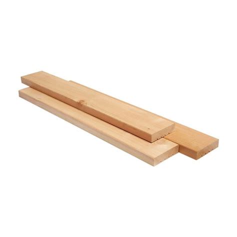 2 In X 6 In X 8 Ft Premium S4s Radius Edge Cedar Dimensional Lumber 0524208 The Home Depot