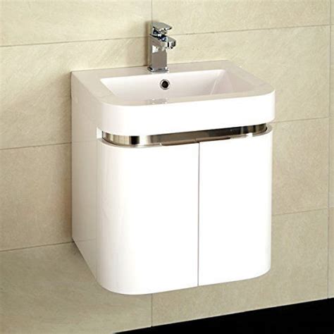 Sink Sleek Beautiful Durable White Wall Mounted Ceramic Wash Basin ...