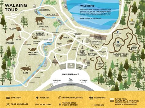 Northwest Trek Wildlife Park Map and Brochure (2018 - 2023 ...