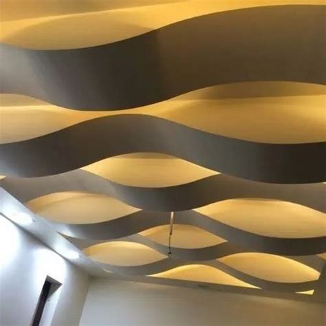 PVC Color Coated Decorative False Ceiling Thickness 12 Mm At Rs 90