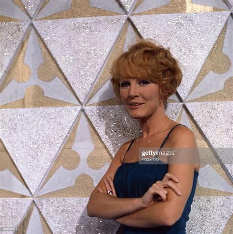 English Singer Petula Clark Pictured On The Set Of The Television