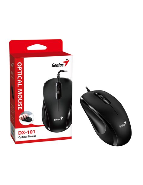 GENIUS MOUSE USB DX 101 FULL SIZE BLACK