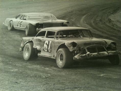 Bill Jones driving Jimmy Stroud's #61 55 Chevy after Jimmy got killed ...