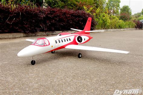 Dynam Cessna 550 Turbo Jet V2 Red Twin 64mm EDF Jet RC Plane PNP BNF