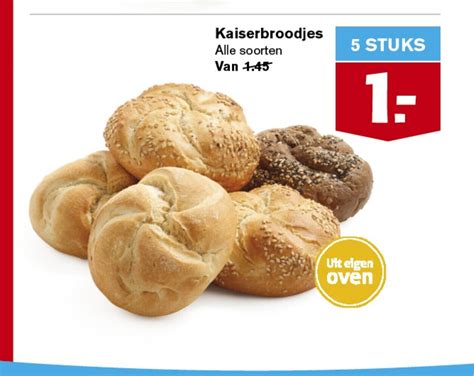 Kaiserbroodjes Alle Soorten Stuks Aanbieding Bij Hoogvliet