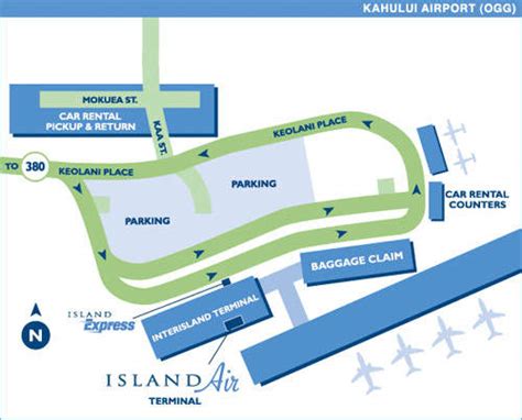 Kahului Airport Terminal Map