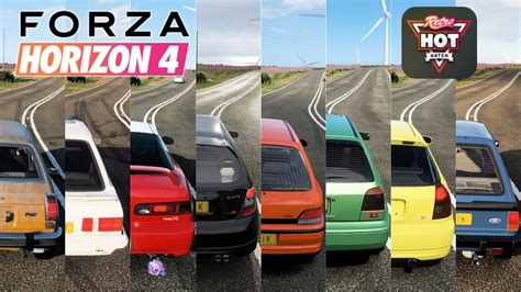 Which Is The Fastest Retro Hot Hatch Forza Horizon 4 Challenge All