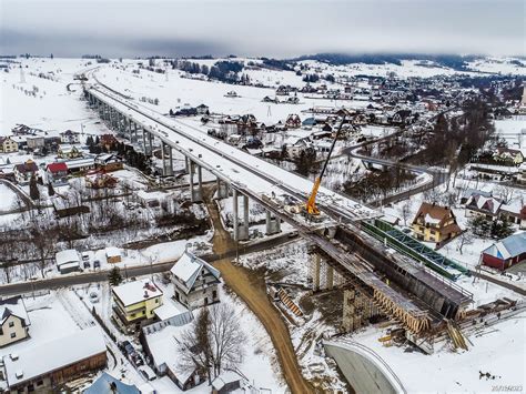 Nowa Zakopianka Rdzawka Nowy Targ Mimo Zimy Prace Na Budowie