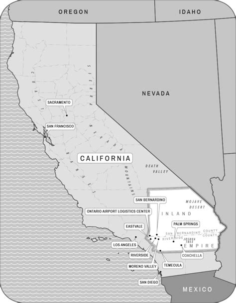 Inland Empire Map – Maps, Signage & Graphic Design