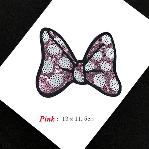 Buy Bowknot Sequins Patch Iron On Patch Doreenbeads Applique Sticker