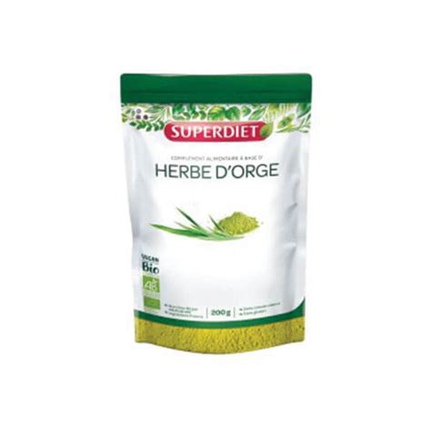 Super Diet Herbe Dorge Bio Poudre 200g Parapharmacie Pharmarket