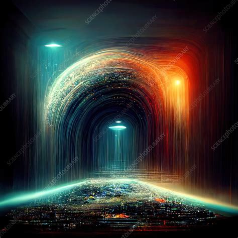 Spacetime And The Space Time Continuum Illustration Stock Image