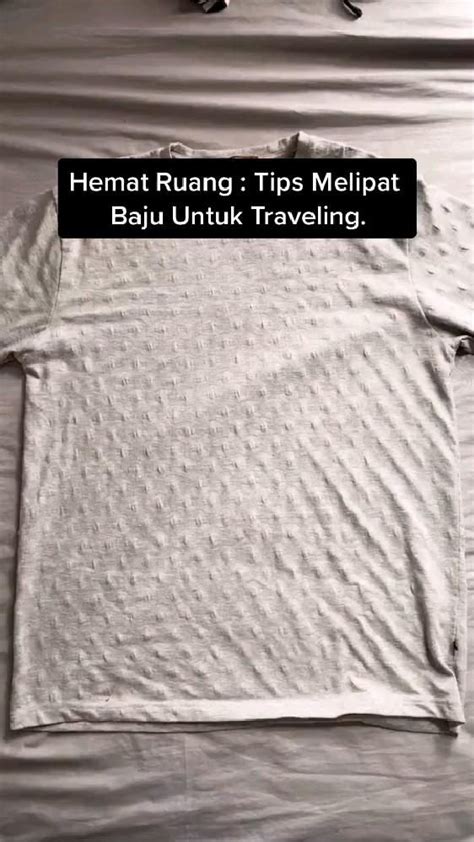 Cara Melipat Baju Buat Yg Mau Travelling Motivasi Latihan Belajar