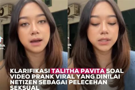 Klarifikasi Talitha Pavita Yang Dianggap Menempelkan Payudaranya Pada