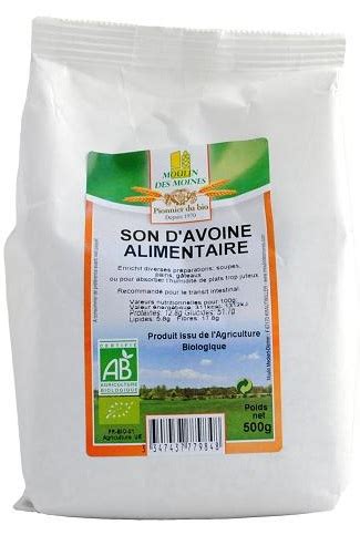 Moulin Des Moines Son DAvoine Alimentaire 500g Green Village Maroc