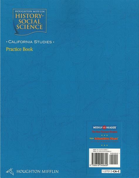 Houghton Mifflin Social Studies California: Practice Book Consumable ...