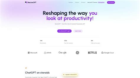 Nectargpt Revolutionize Productivity And Efficiency With Ai Assistant