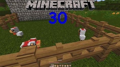 Lets Play Minecraft 30 Chicken Gehege YouTube