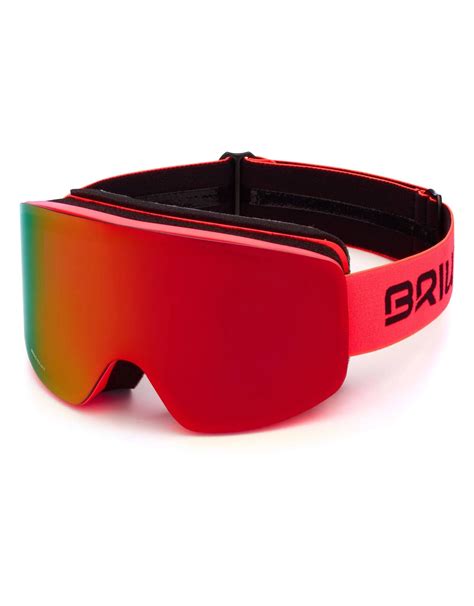 Briko Borealis Magnetic 2 Lenses Orange Flame Skibrillen Snowleader