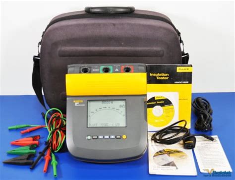 Fluke 1550c 5kv Insulation Tester Megohmmeter Nist Calibrated In