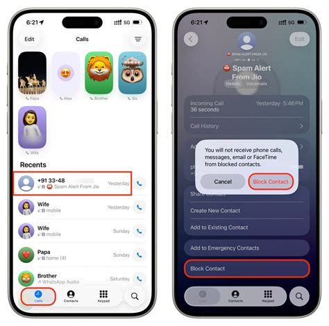 How to block or unblock a caller or message sender on iPhone