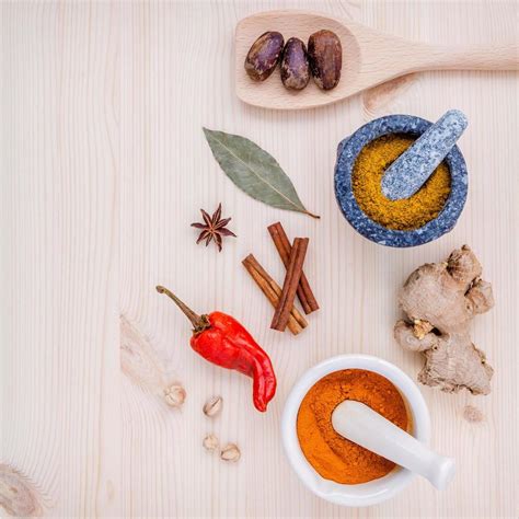 ground herbs  spices  stock photo  vecteezy