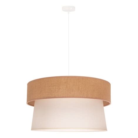 Duolla Suspension filaire ETNIC 1xE27 40W 230V crémeuse beige Lumimania