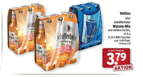 Veltins Oder Schöfferhofer Weizen Mix Angebot bei Wasgau