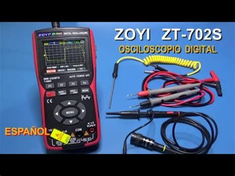 ZOYI ZT 702S Multímetro digital con osciloscopio de ZOTEK YouTube