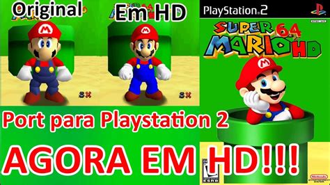 Port Super Mario 64 Pt Br Em Hd Playstantion 2 Youtube