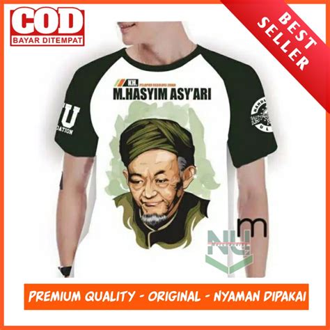 Jual Kaos Mbah Hasyim Kaos KH Hasyim Asyari Kaos Hasyim Asyari Kaos NU