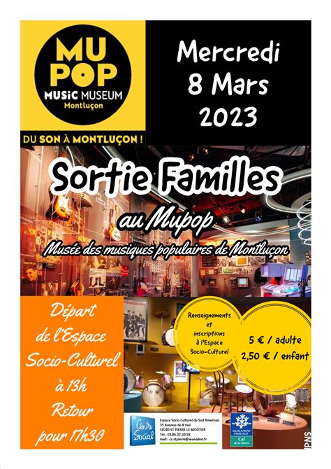 Sorties Familles Centre Social du canton de St Pierre le Moûtier