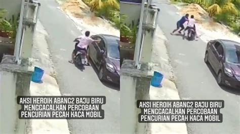 Viral Aksi Heroik Pria Gagalkan Pencurian Pecah Kaca Mobil Pencuri