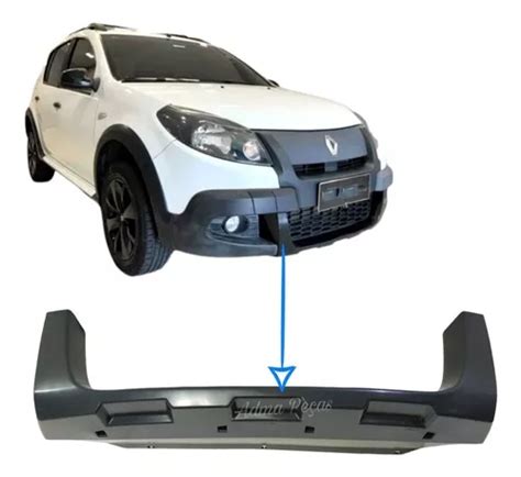 Moldura Parachoque Dianteiro Sandero Stepway Preto