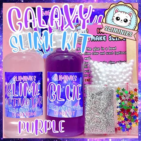 Mini Galaxy Slime Kit By Sliminies Shopee Philippines