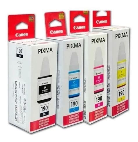 Pack De Tintas Canon Gi Para Ix G G G Cuotas Sin