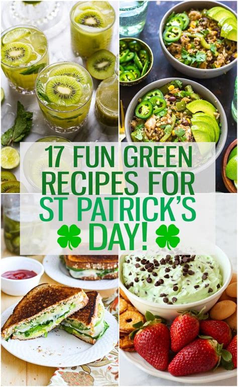 17 Fun Green Recipes For St Patricks Day Treats Meals The Girl