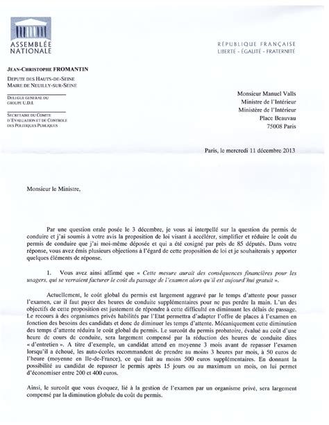 Modele De Lettre Au Ministre Du Logement