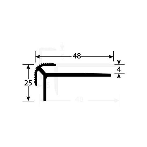 Nez De Marche Double Arr T Romus Mm Alu Incolore Perce M