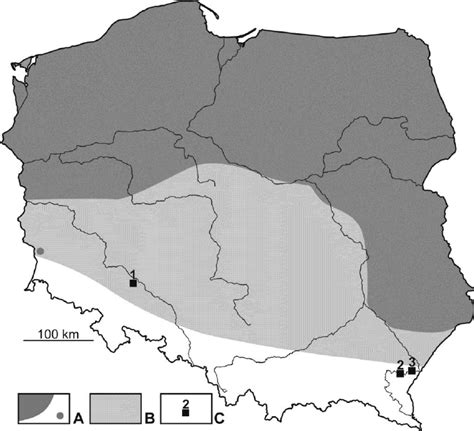 Distribution Area Of Aeshna Viridis In Poland B ERNARD Et Al 2009