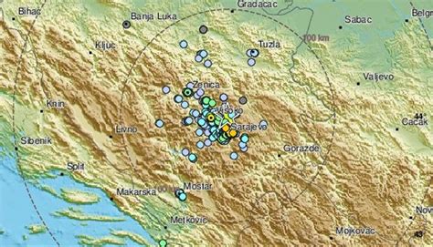 Zemljotres koji je potresao BiH bio jačine 4 2 stepena epicentar 15 km