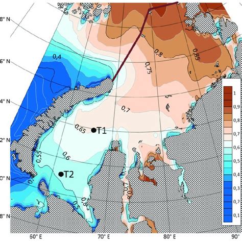 Map Of The Exclusive Economic Zones Eezs Of The Arctic Based On The