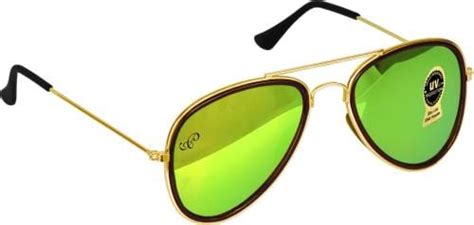 Buy Piraso Uv Protection Aviator Full Frame Green Sunglasses Men And Women M Online At Best